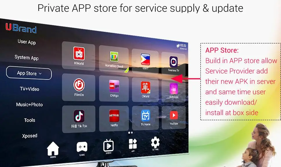 GMA PINOY телевидение IPTV BOX