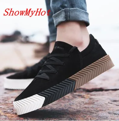 Черный ShowMyHot/Новинка; прогулочная обувь; парусиновые летние кроссовки; Мужская обувь; Повседневная обувь из мягкой дышащей сетки; Zapatillas Deportivas - Цвет: Черный
