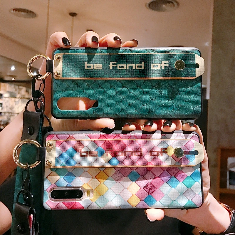 Ремешок на запястье Мягкий ТПУ чехол для телефона для huawei P30 Pro P20 Lite P Smart Plus mate 20 30 Pro чехол s шкала кольцо подставка держатель Крышка