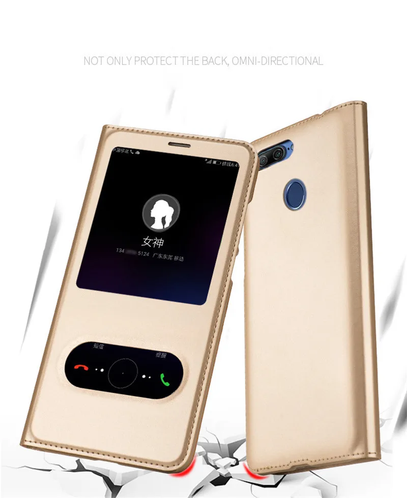 WeeYRN ответ кожа флип чехол для телефона чехлы на huawei Honor 9 lite 8 lite 10 закаленное стекло Жесткий Чехол полное покрытие на Хуавей Хонор 9 Лайт 8 Лайт 10 чехол книжка