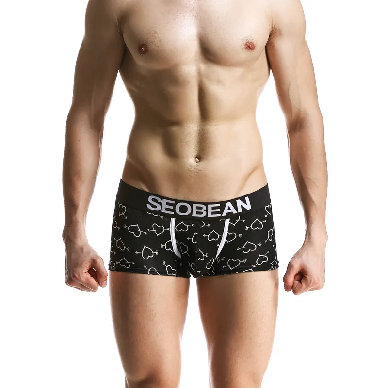 Мужские боксеры с заниженной талией Размеры M L XL XXL|male boxers|men boxer underwearman underwear cotton |