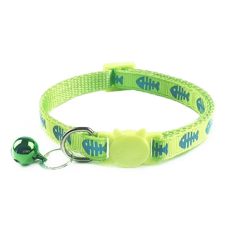 Dorkies аксессуары Yaka товары для домашних животных ошейник для собак Isabelino Gato Collier Pour Chat ошейник для кошек с колокольчиком котенок щенок - Цвет: A