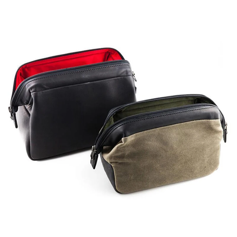 Натуральная кожа/Водонепроницаемый пчелиный воск ткань Камера протектор сумка