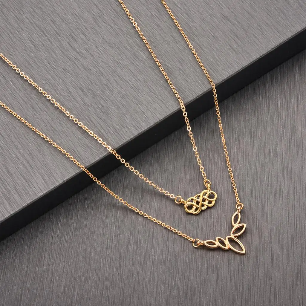 Cxwind богемные многослойные ожерелья с искусственными листьями дерева для женщин