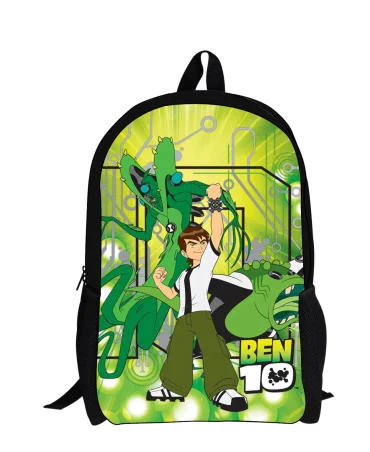 016 16 дюймов Ben 10 Ben Tennyson Heatblast рюкзак для подростков мальчиков школьные рюкзаки детские школьные сумки Детская сумка Mochila - Цвет: 016
