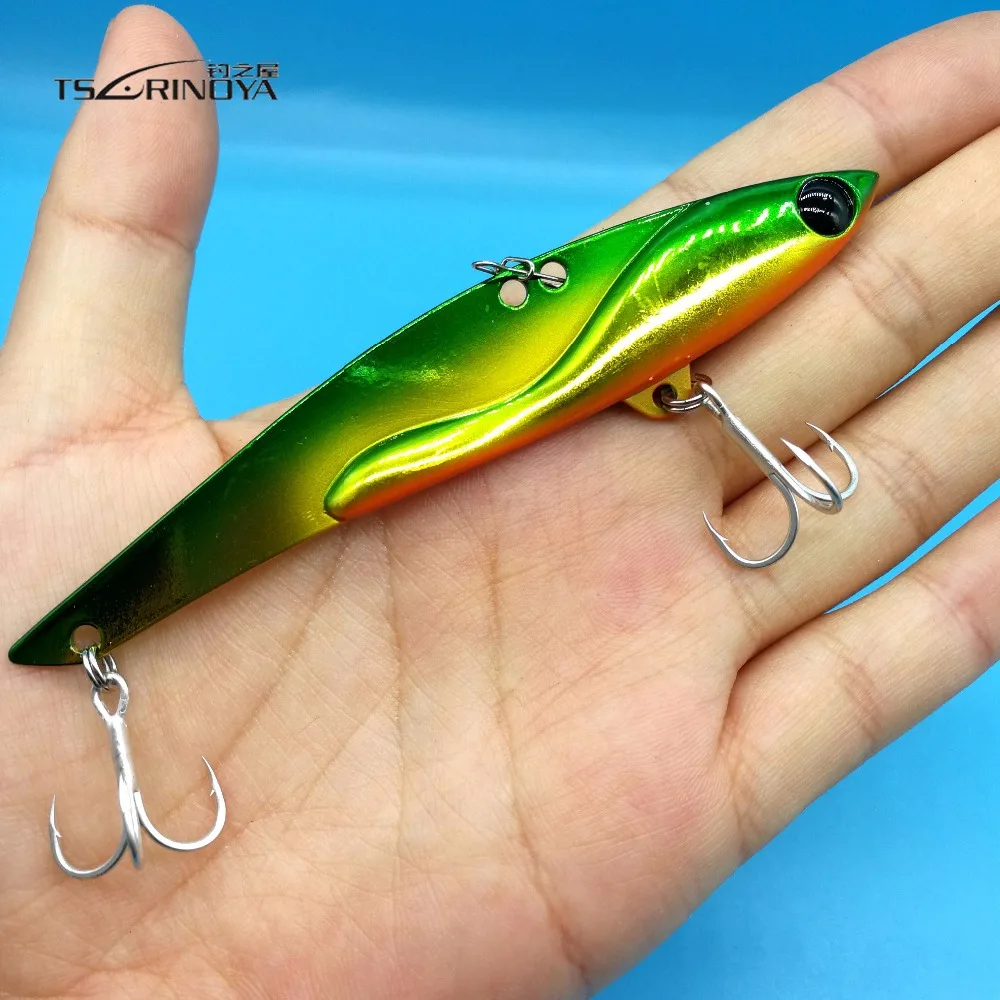 TSURINOYA 5 шт./лот VIB приманка жесткая приманка 35 г/105 мм 5 цветов dw38c металлические Vibe приманки для морской рыбалки