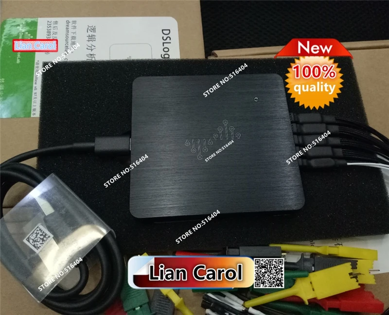 2021 + saleae16 DSLogic анализатор дискретизации до 400 м 16 каналов для отладки|analyzer|logic analyzer