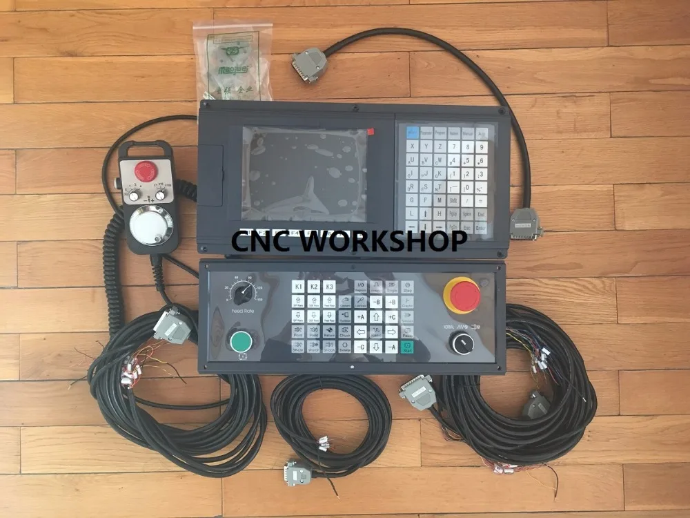 2 оси новая версия английская панель MPG CNC контроллер для токарного станка и