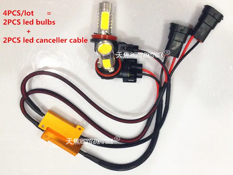 Светодиодная противотуманная фара без ошибок светодиодная лампа дневного света