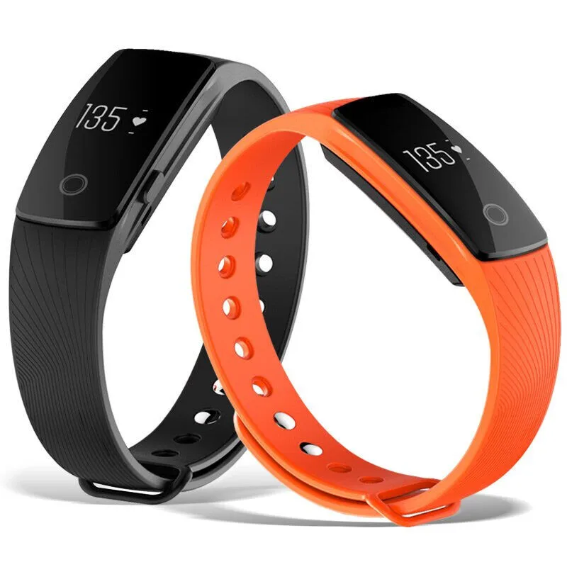 Монитор сердечного ритма фитнес Браслет Шагомер часы пульсометр Счетчик шагов