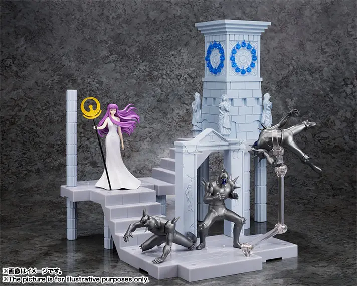 Bandai D. D. Панорама сцена святая Сейя Золотой Миф Ткань Shiryu Shun shaka Athena seiya фигурка модель 10 см