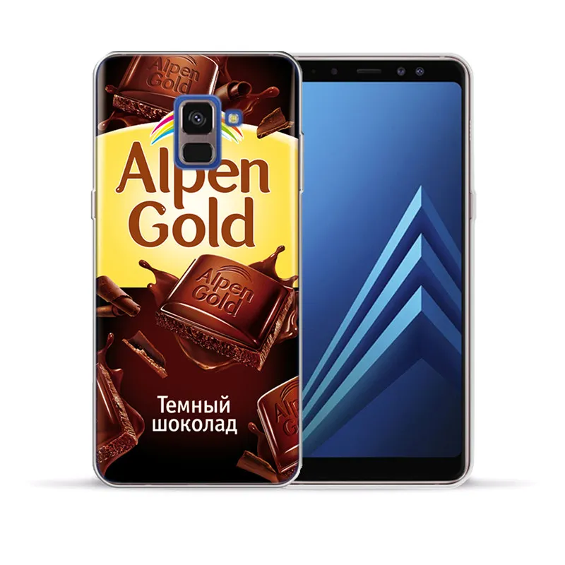 Забавный шоколада чехол на заднюю панель из ТПУ чехол КРЫШКА ДЛЯ samsung Galaxy A7 A6 A8 плюс A9 A3 A5 A7 A10 A20 A30 A40 A50 A70 - Цвет: 3