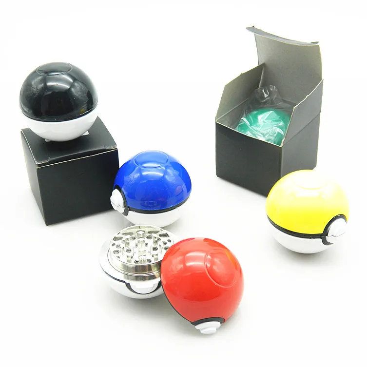 5 шт./лот 3 слоя Pokeball курительная дробилка Poke Mon Ball цветов цинковый сплав пряный