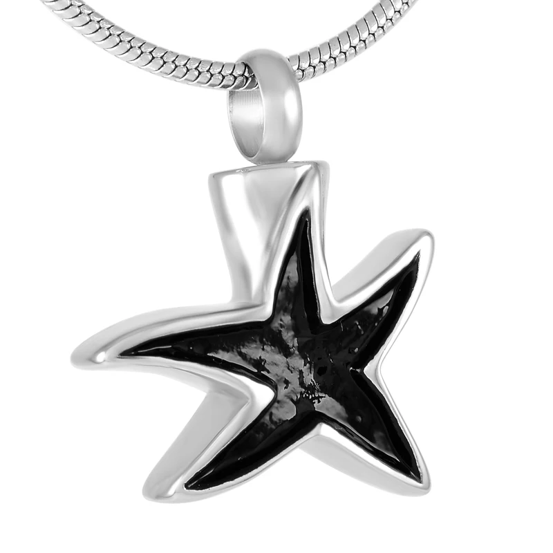 

Лидер продаж, милая Подвеска для кремации в форме звезды IJD9295, памятная урна, ожерелье, сувенир, модные ювелирные изделия из нержавеющей стал...