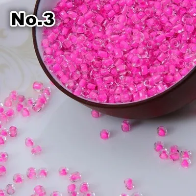 2 мм 3600 шт./лот 17 видов цветов Чешский бисер Хрустальные стеклянные бусины для