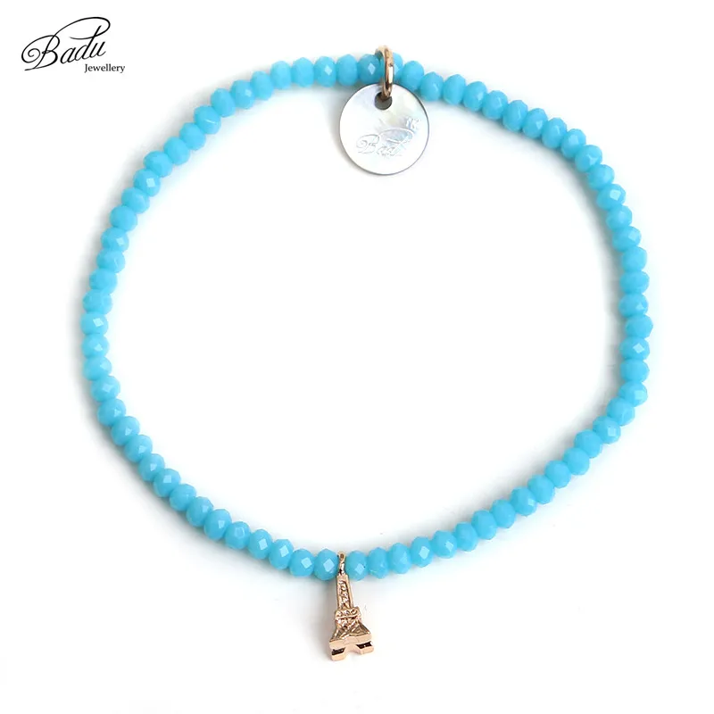 Badu Хрустальный Браслет из бисера 18 золотых подвесных браслетов с оленем для