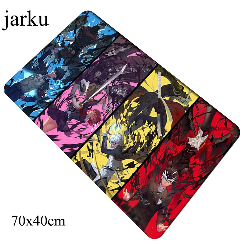 Size 700x400x2mm Persona 5 Коврик для мыши геймер милый 700x400x2 мм notbook коврик для мыши игровой коврик для мыши Большой объемный рисунок коврик для мыши стол для компьютера коврик для мыши - Цвет: Size 700x400x2mm
