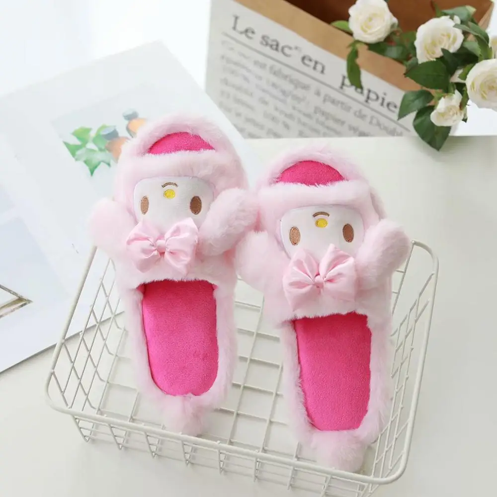 Мультяшные зимние комнатные тапочки Cinnamoroll Melody коллекция кукол игрушки Мягкая