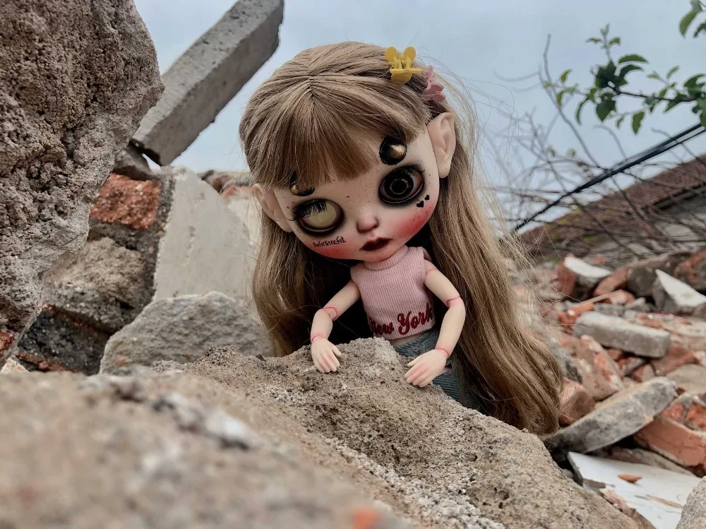 Кукла на заказ, Обнаженная кукла blyth для девочек, Обнаженная кукла(не включает в себя одежду)-6