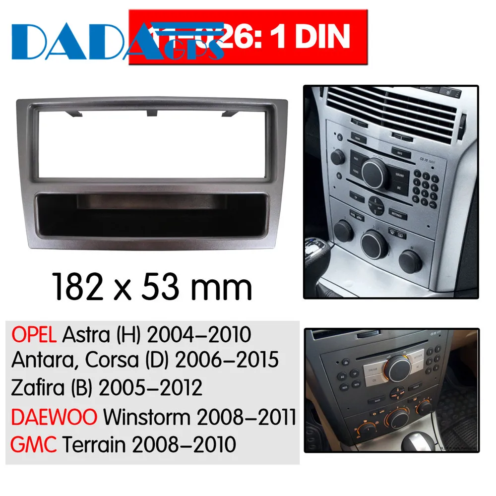 

11-026 Car DVD/CD for OPEL Astra (H),DAEWOO Winstorm Terrain Radio Stereo Fascia Panel Frame Adaptor Fitting Kit 1 Din