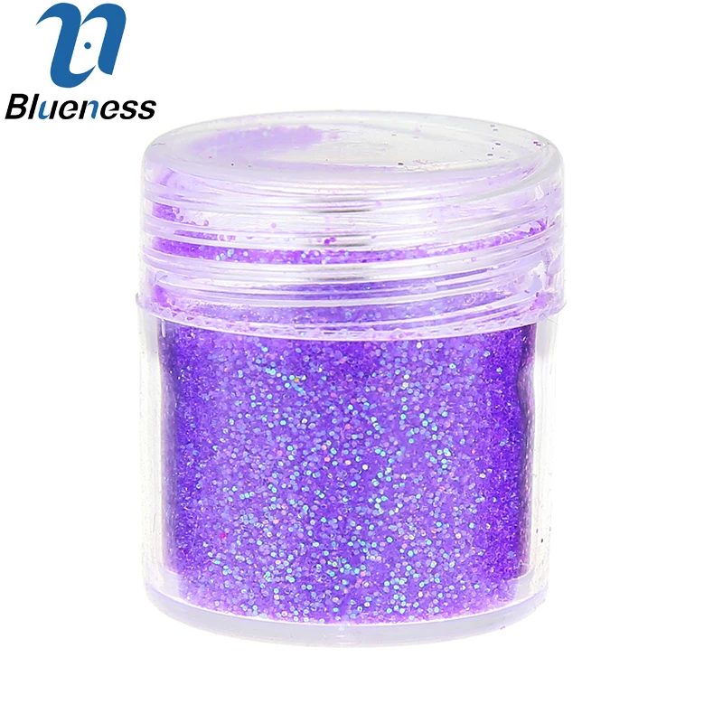 3 бутылки/комплект Фиолетовый Блёстки пыли акрил Косметическая пудра Простыни