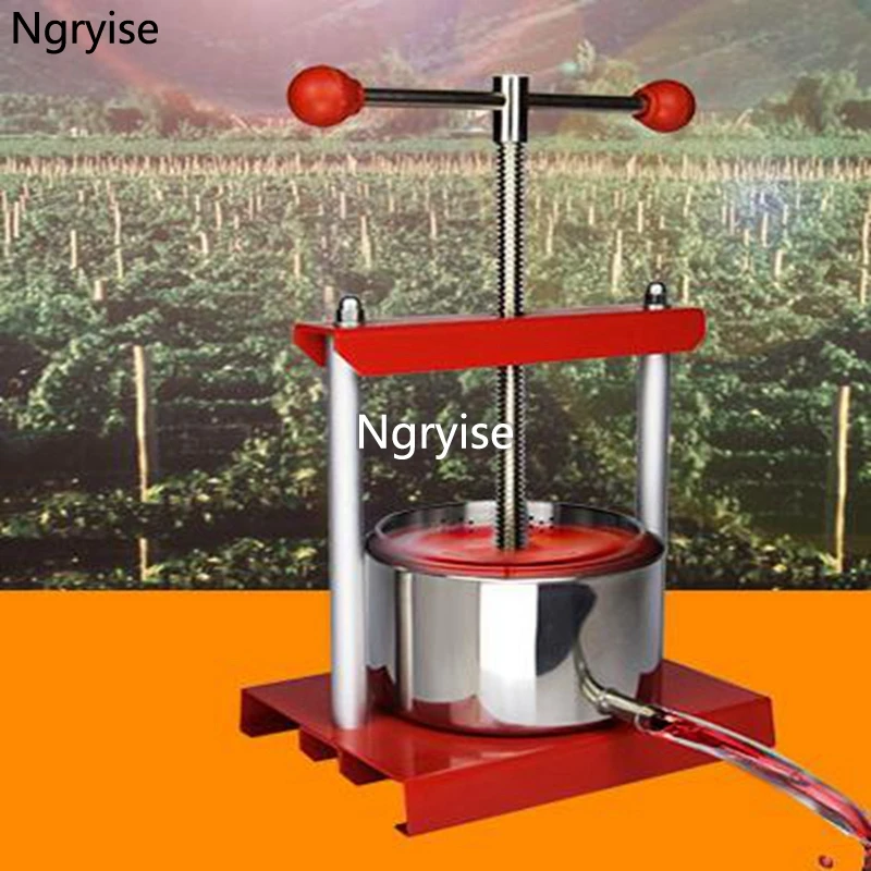 Ngryise 85 6L полный набор винограда вино пресс er соковыжималка для дома малый бизнес