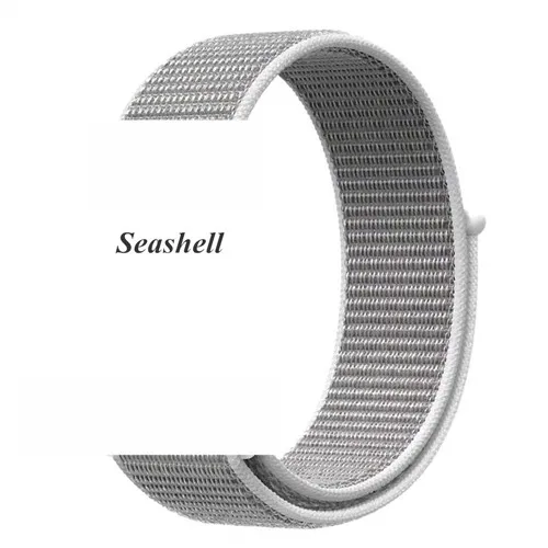 Seashell 20 мм 22 мм нейлоновый ремешок для спортивных часов для samsung Galaxy Watch Active 46 мм 42 мм магнитный браслет для huawei Watch GT браслет - Цвет ремешка: Seashell
