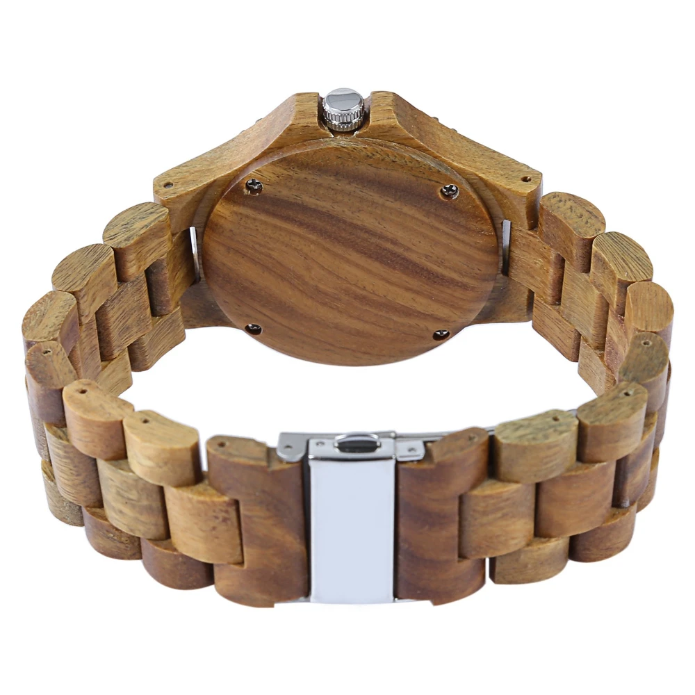 BEWELL 2018 мужские и женские кварцевые часы из сандалового дерева Роскошные