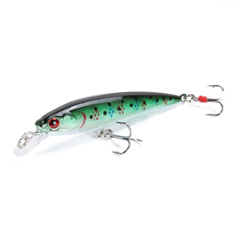 3 1 шт. плавающая приманка для рыбалки воблер 8,5 см 7,2 г Minnow искусственная Лазерная жесткая приманка 3D глаза бас карп рыболовный воблер снасти - Цвет: 3