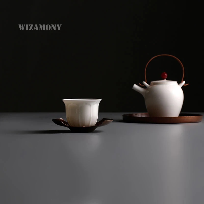 1 шт. креативный поднос из красной меди для чая 6 видов|tea accessories|tea decordecorative cup |