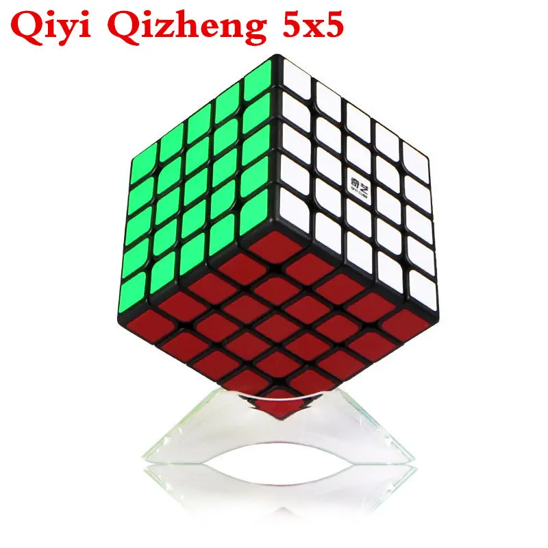 Qiyi Cube 5x5x5 Cubo Magico Qizheng S Magic 5x5 Stickerless cubic anti stress 5 By игрушки для детей|Головоломки| |
