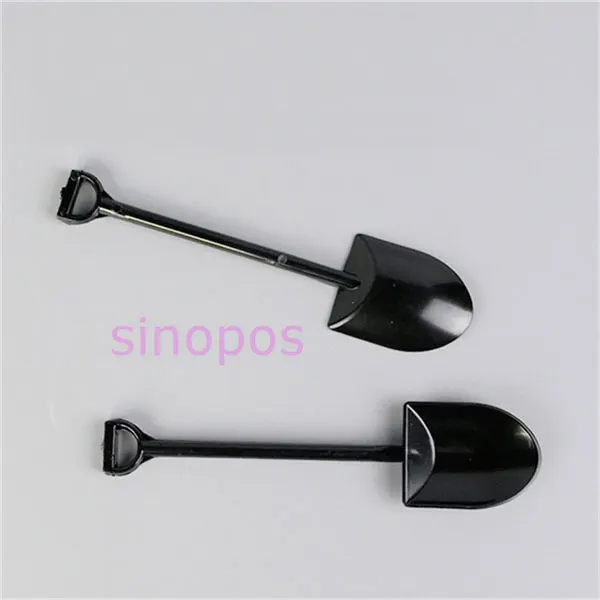 50 шт креативная Лопата Форма пластиковая ложка для торта десерт/мороженое совок