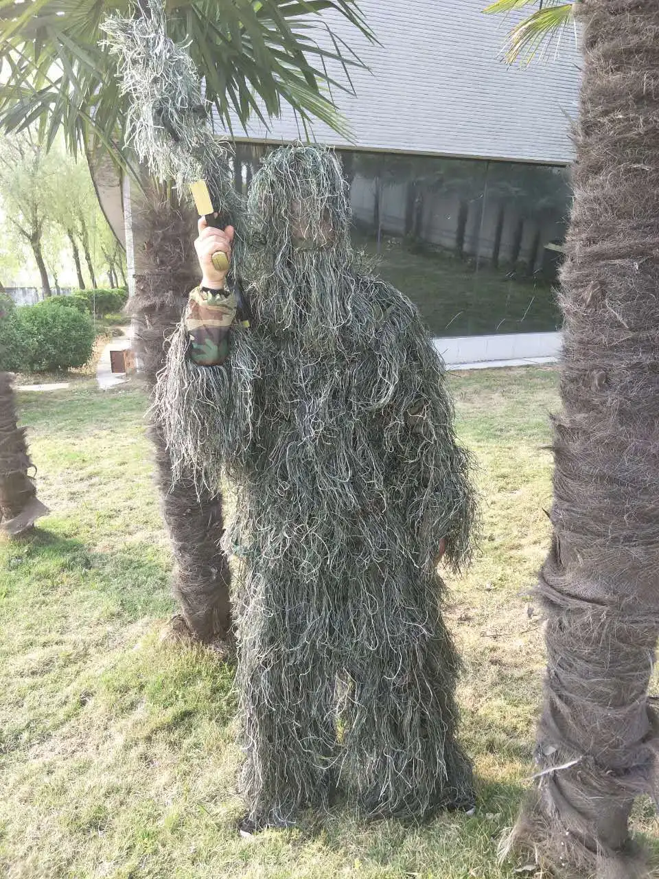 2017 HOT desert Bionic Ghillie Suits camouflage grass hay style hunting Recon yowie Paintball Military clothing 5688 | Спорт и