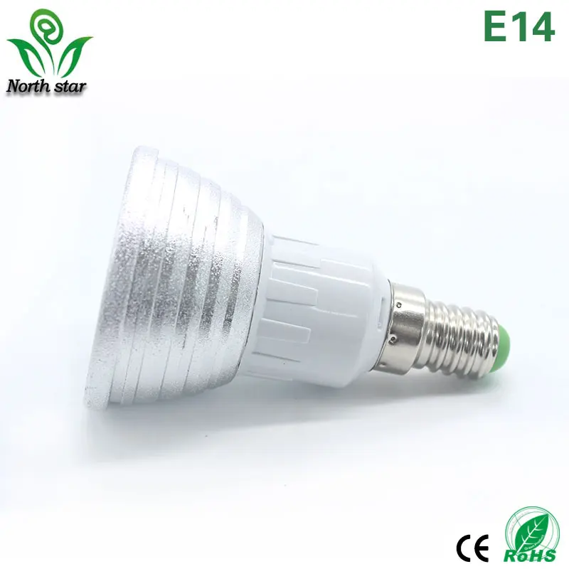 5 Вт E27 RGB светодиодный светильник 85 в 265 110 В 220 16 цветов диммируемая MR16 GU5.3 E14