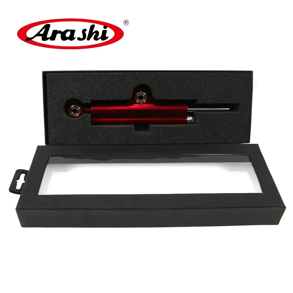 Arashi CNC демпфер руля стабилизатор для SUZUKI GSXR 600 750 1000 GSR750 VERSY для KAWASAKI ZX10R ZX14R Универсальный 6 цветов
