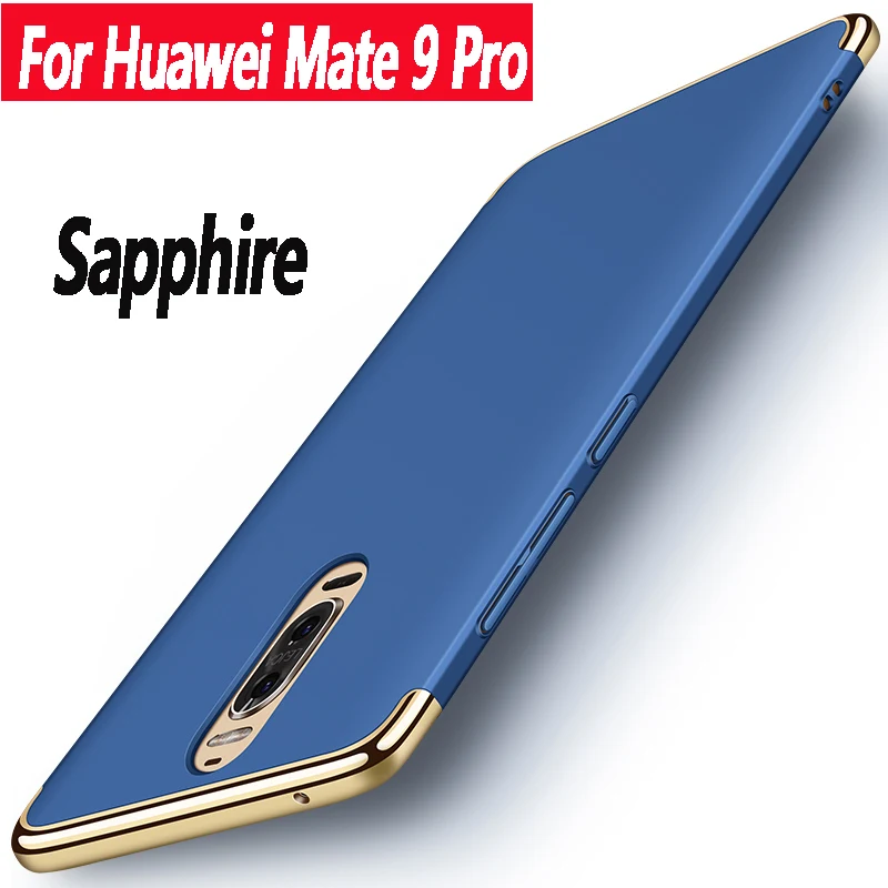 Для huawei Коврики 9 случай 3-в-1 гальванических чехол для huawei Коврики 9 крышка Fundas Carcasas полые жесткий Броня для Коврики 9 pro чехлы