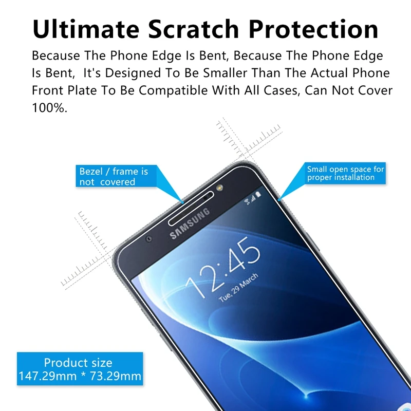 2.5D 0 26 мм 9H Премиум Закаленное стекло протектор экрана для Samsung Galaxy J7 2016 j710 J710F J710M
