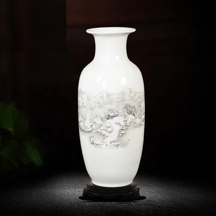 Керамические вазы Цзиндэчжэнь Ранняя Цветочная композиция для гостиной