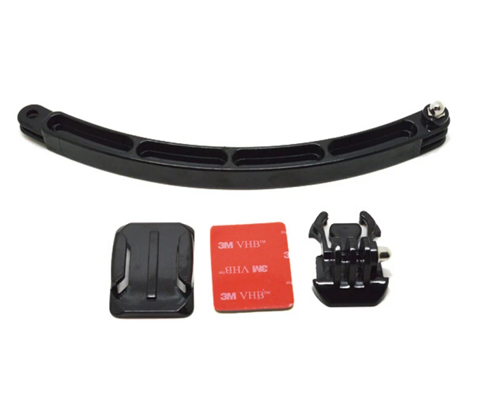 Велосипедный мотоциклетный шлем удлинитель + пряжка наклейка 3M для экшн камеры