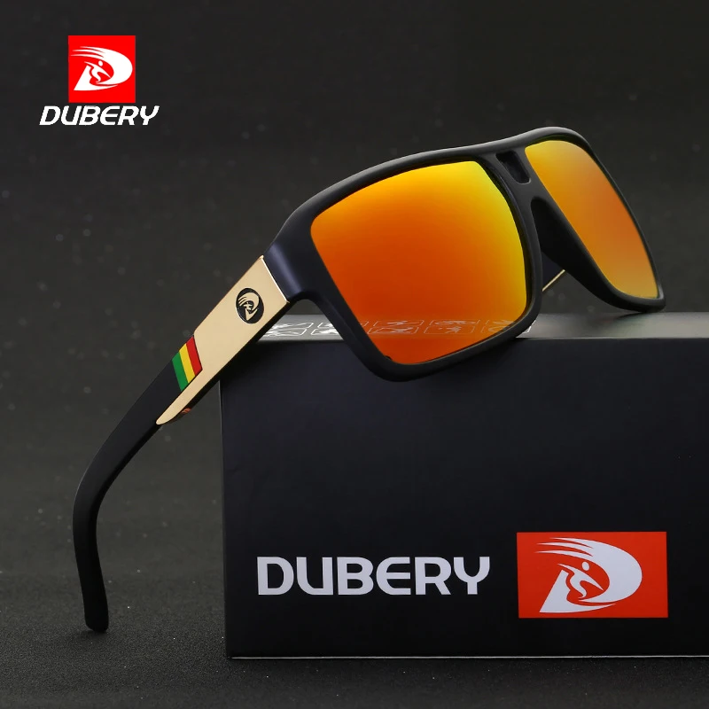 DUBERY 2019 Men's Polarized Dragon Sunglasses Driving Sun Glasses Men Women Sport Fishing Luxury Brand Designer Oculos