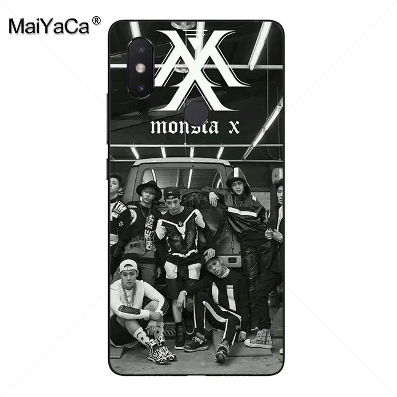 MaiYaCa Monsta X Band Amazing Новое поступление чехол для телефона xiaomi mi 8 se 6 note2 note3 redmi 5 plus note4 |