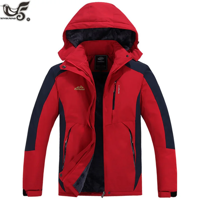 Зимнее пальто Мужская теплая ветровка куртки мужские военные меховые