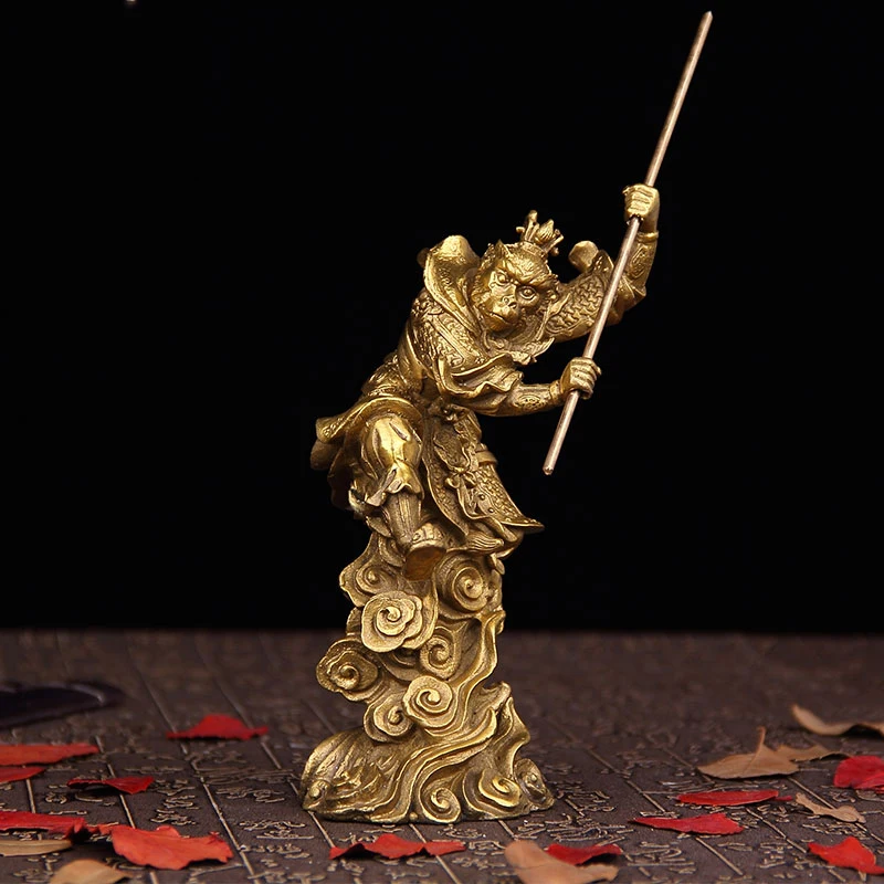 Украшения из меди в стиле фэн-шуй большой Будды | Статуи и скульптуры