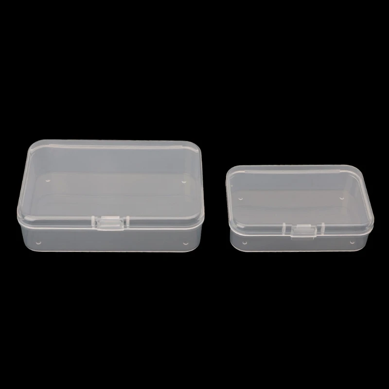 Small Transparent Plastic Storage Boxs Clear Square Multipurpose Display Case | Дом и сад