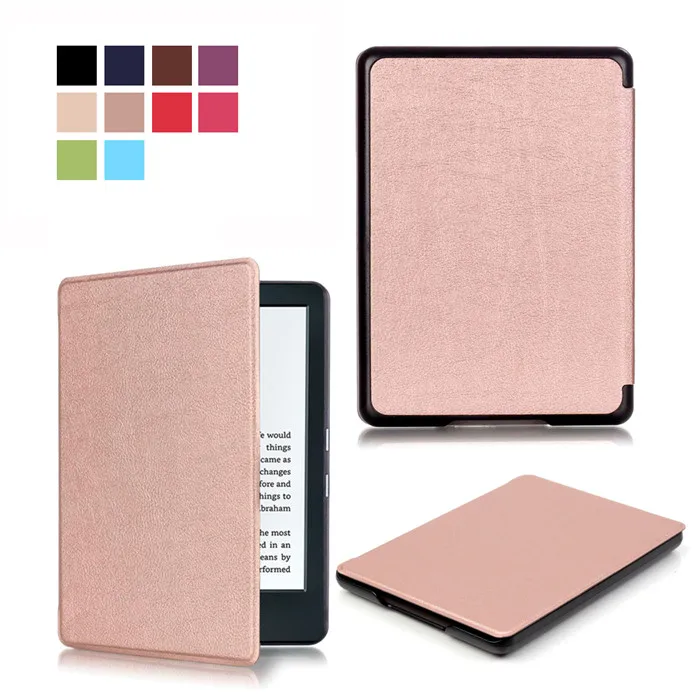 100 шт./лот из искусственной кожи Smart Cover чехол для Amazon Kindle Нью 8 8th 2016 поколения Gen Fundas