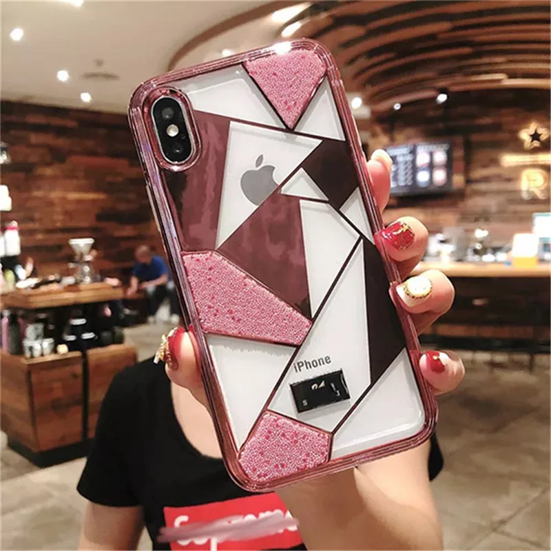 Роскошный блестящий яркий чехол для телефона iphone X XR XS MAX 6 6s 7 8 Plus, чехол для iphone XR XS MAX, мягкие чехлы