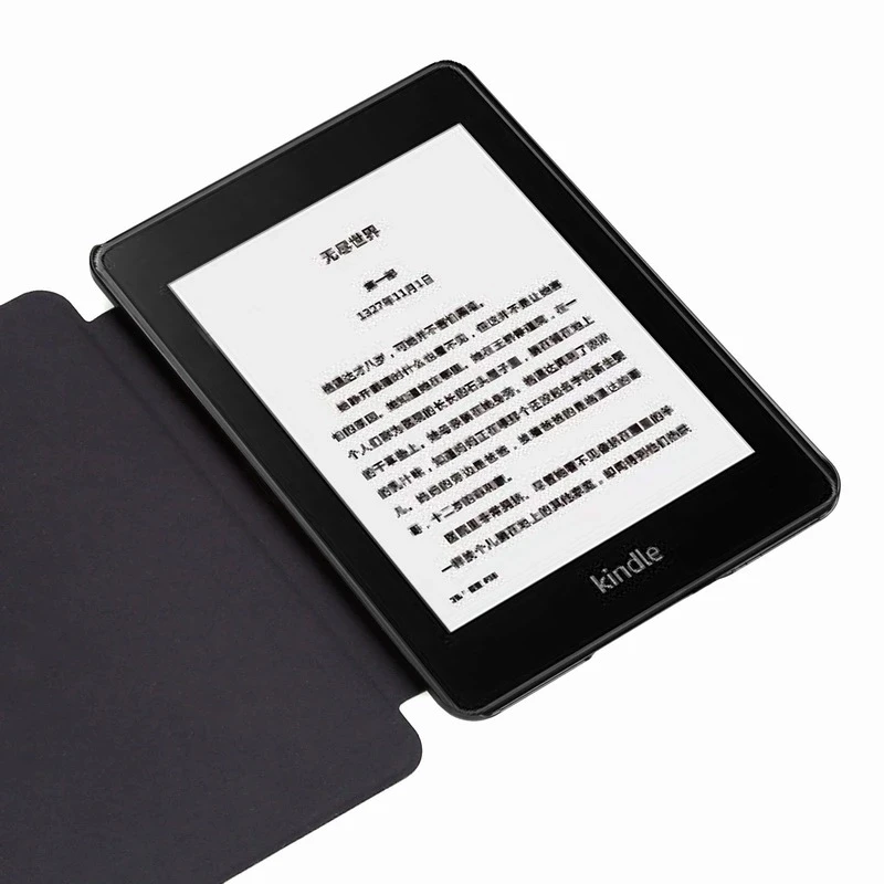 Тканевый художественный стиль Тонкий Умный Магнитный чехол для Amazon Kindle Paperwhite 2018
