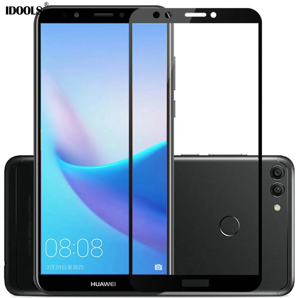 IDOOLS полное покрытие для huawei Honor 10 9 P9 P10 P20 Lite Экран Защитная пленка 8X 7X Коврики