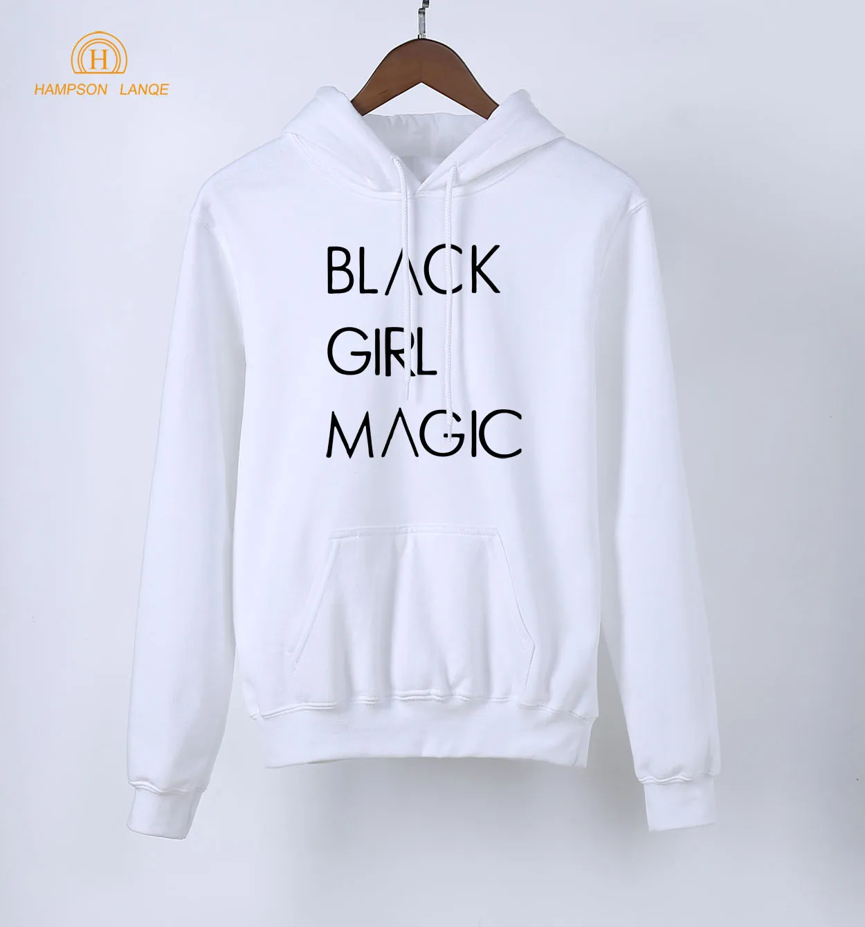 Для девочек черного цвета Magic с буквенным принтом брендовые толстовки капюшоном