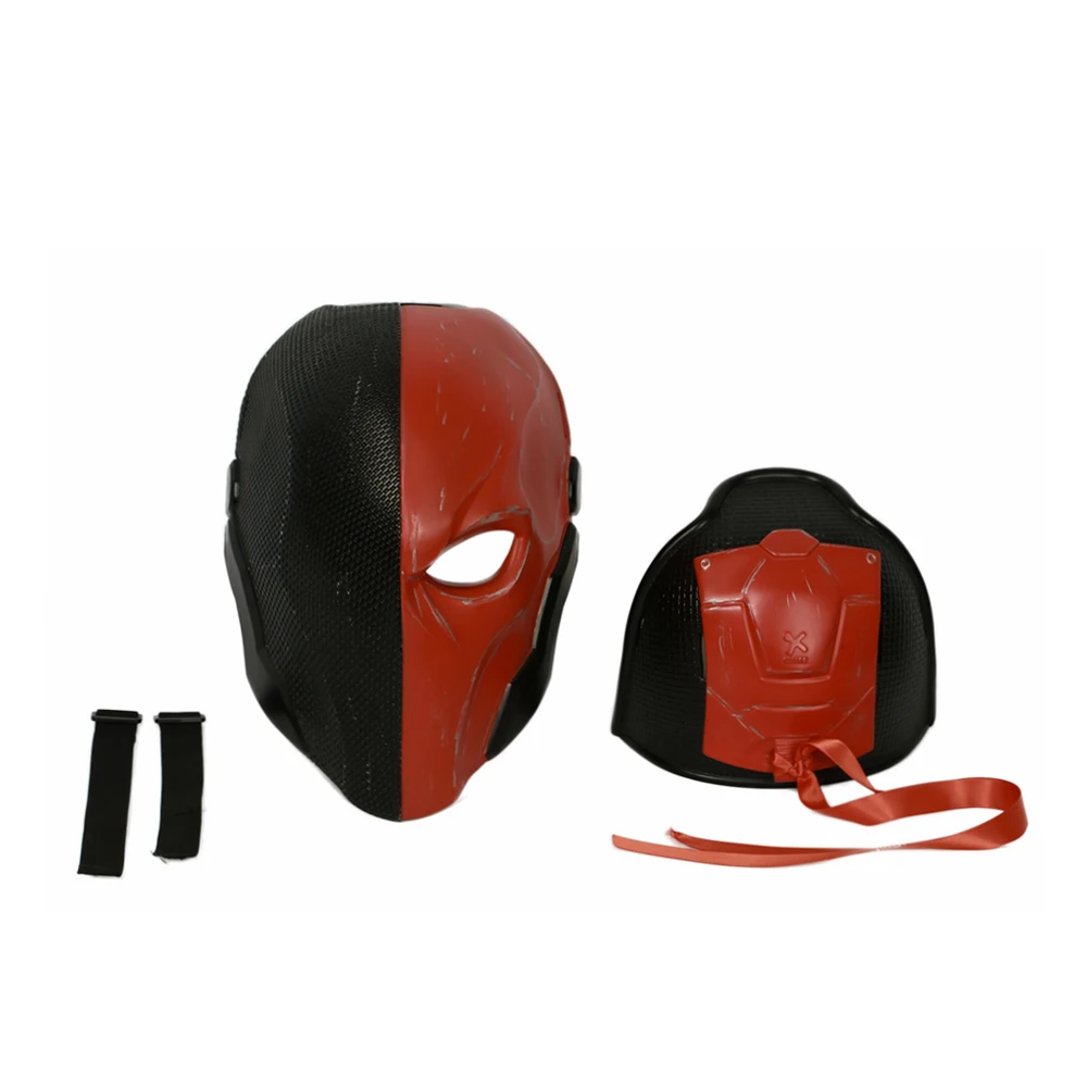 XCOSER Бэтмен рыцарь Аркхема шлем детстроука Deluxe ПВХ Смола Маска игры Аксессуары